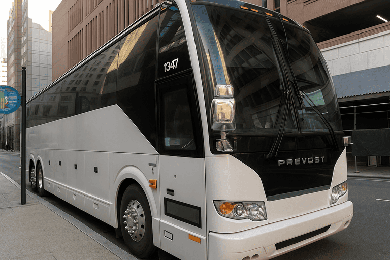 a Royal Oak Charter Bus coach bus