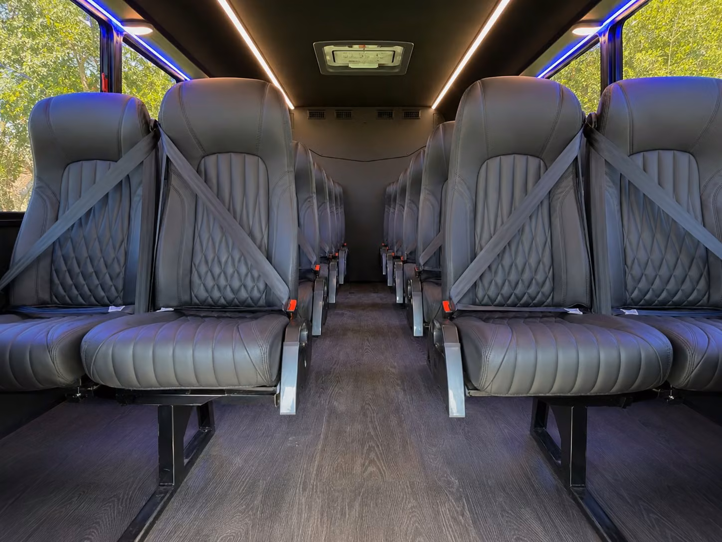 18 passenger minibus inside