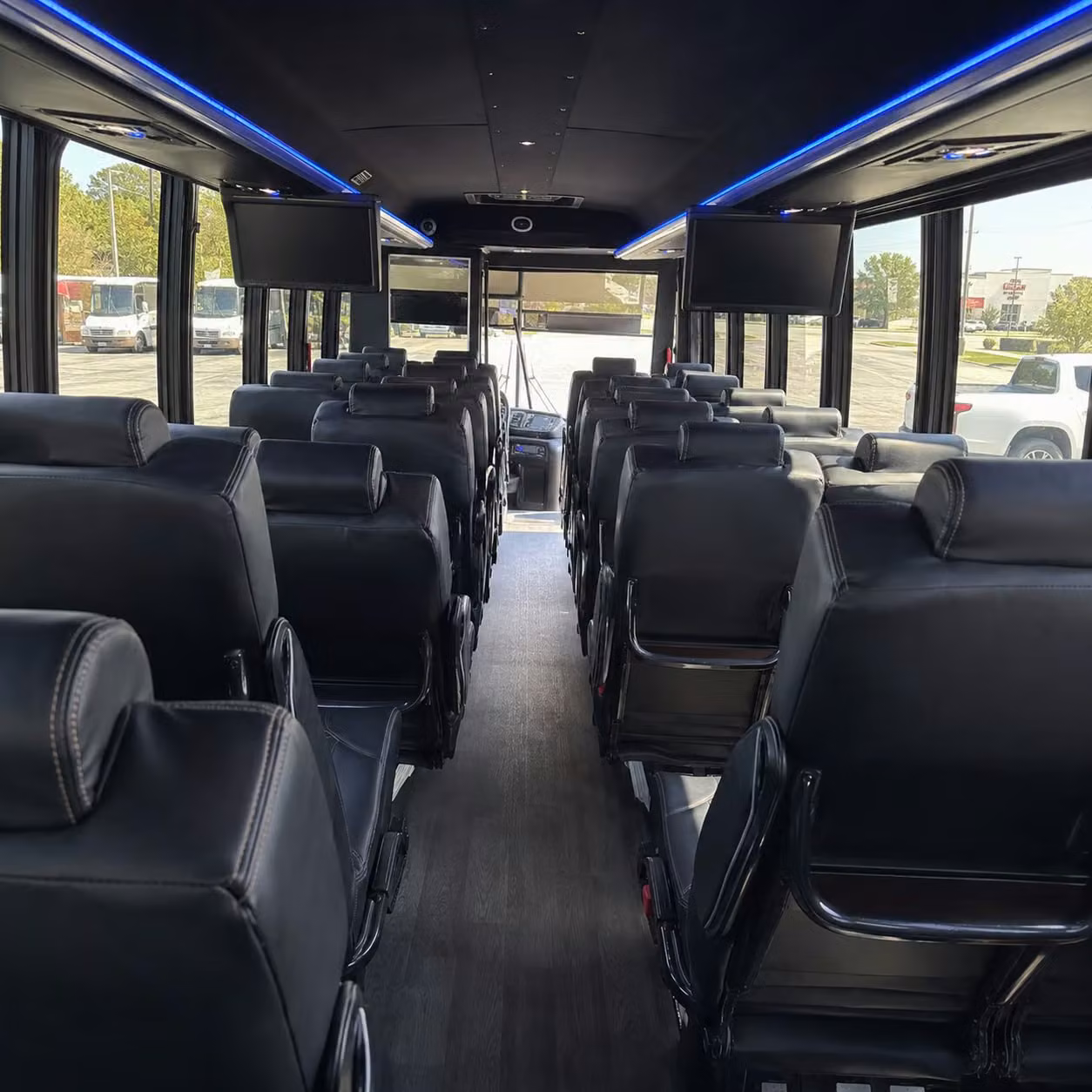 35 passenger minibus interior