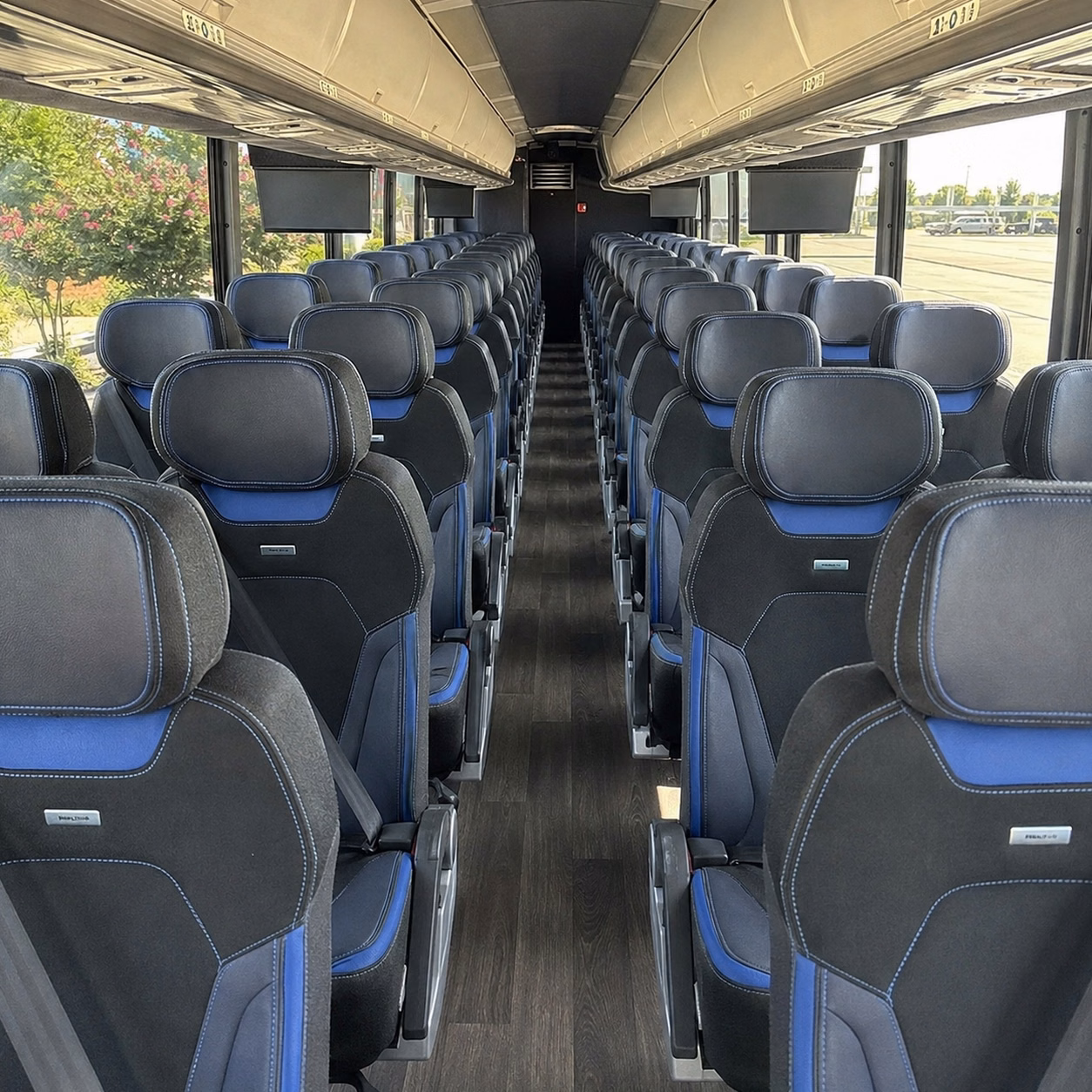 royal oak charter bus interior