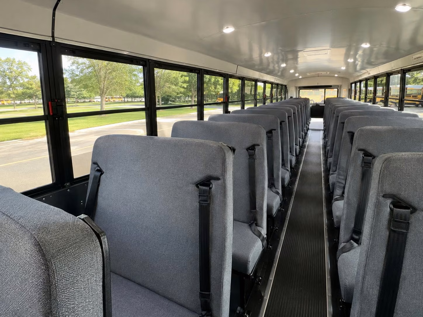 school bus interior